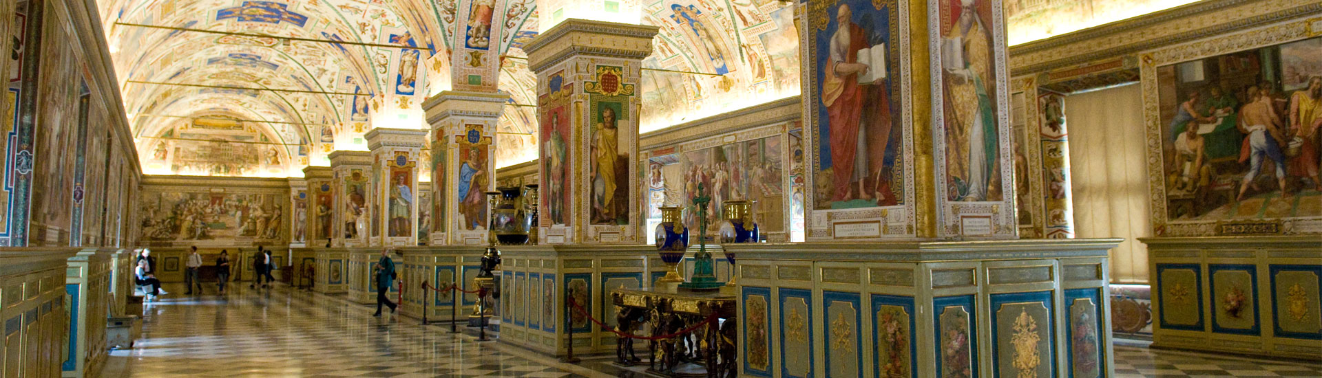 The Sistine Hall of the Vatican Library