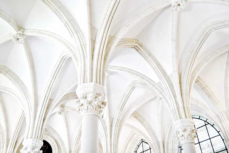 White Gothic Ceiling