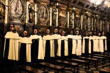 Carmelites of the ancient observance in choir (2020)