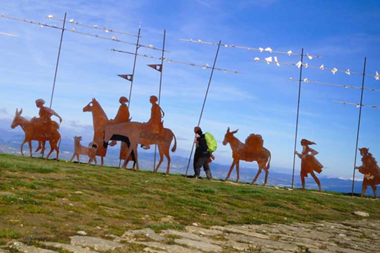 Alto del Perdon, Camino de Santiago